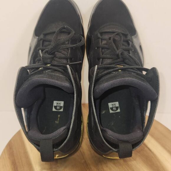 Air Jordan Flight Club 91 Black Metallic Gold Men's Size 11 - Picture 9 of 10